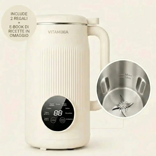 VitaMixia 8-in-1: Risparmia 624€/Anno di Latte Vegetale